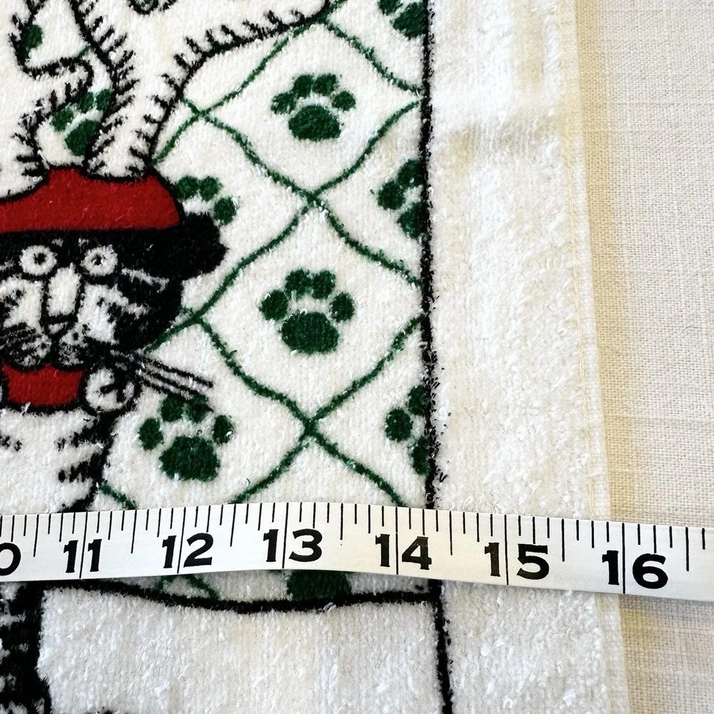 Kliban Christmas Reindeer Cat Royal Terry USA Vintage 70s 25
